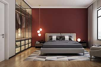 三亚现代风格-卧室