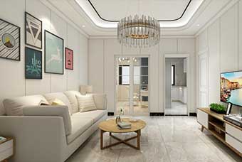 三亚现代风格-客厅