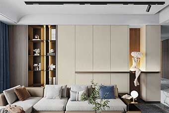 三亚北欧风格-客厅