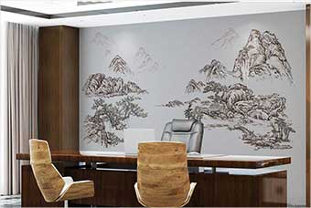 三亚森佰汇航空纤维墙咔（山水之间）