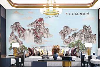 三亚森佰汇航空纤维墙咔（鸿运当头）